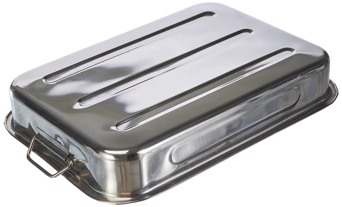 Ibili 651840 - Rustidera Inox con asas abatibles 43x31x7 cm Bistrot