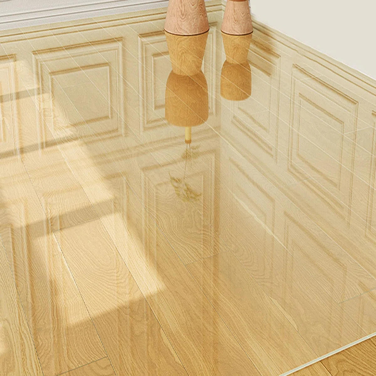 PVC Alfombra Silla Oficina,Dining Chair Mat,Transparente Tapete Antideslizante para Parquet Protector Suelo Silla Oficina,Personalizable Tamaño (Transparent,2mm,120x250cm)