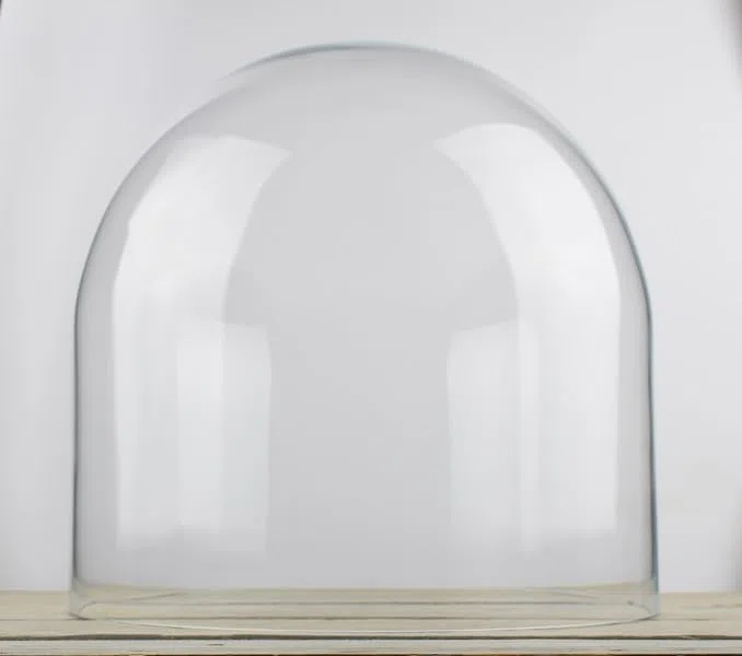 EMH Campana de cristal grande de 35 x 35,5 cm