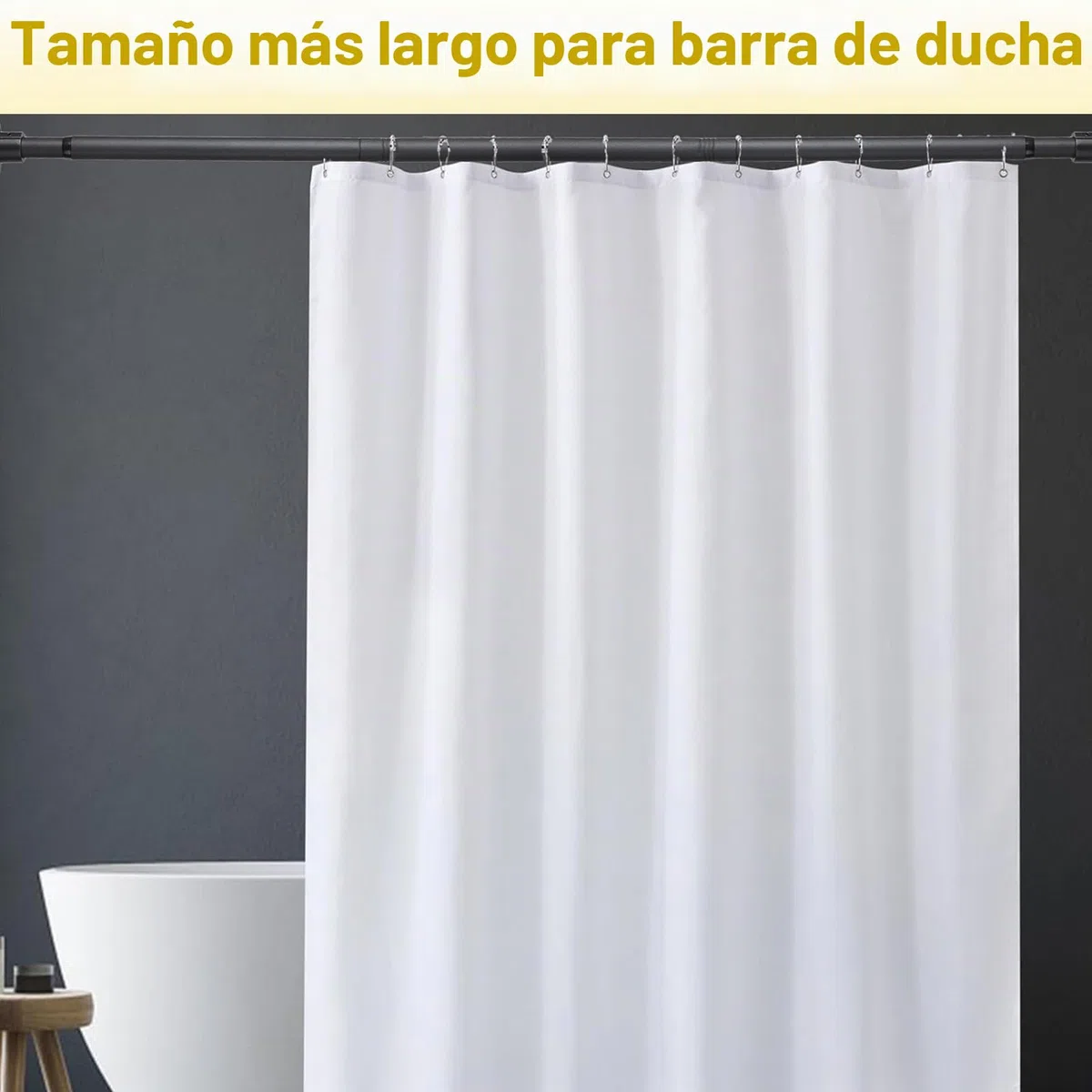 Barra Armario Extensible 76-234CM, Barra de Armario para Colgar Ropa, 25MM de Diámetro Barra Armario Ropero Ajustable de Acero Inoxidable para Armario de Dormitorio, Lavandería