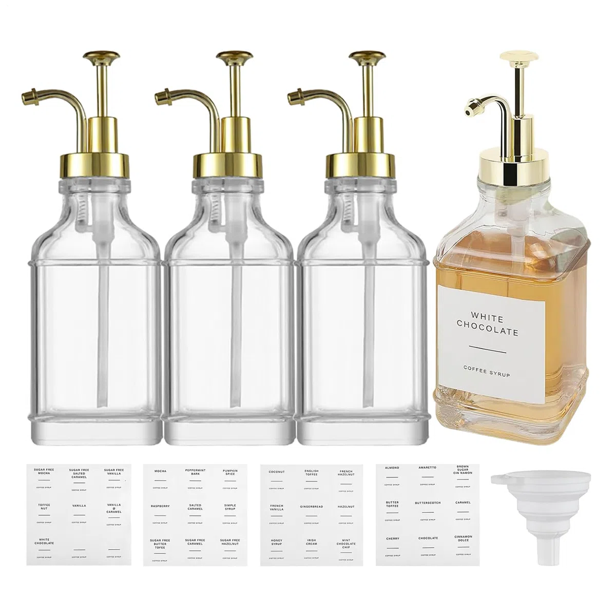 Dispensador de jarabes | Para cafés y cafeterías | Recipiente para | salsa de cocina, oficina, bar, restaurante, club, para ketchup de mano, jabón, cocina, postre, chefs caseros, baristas, bares