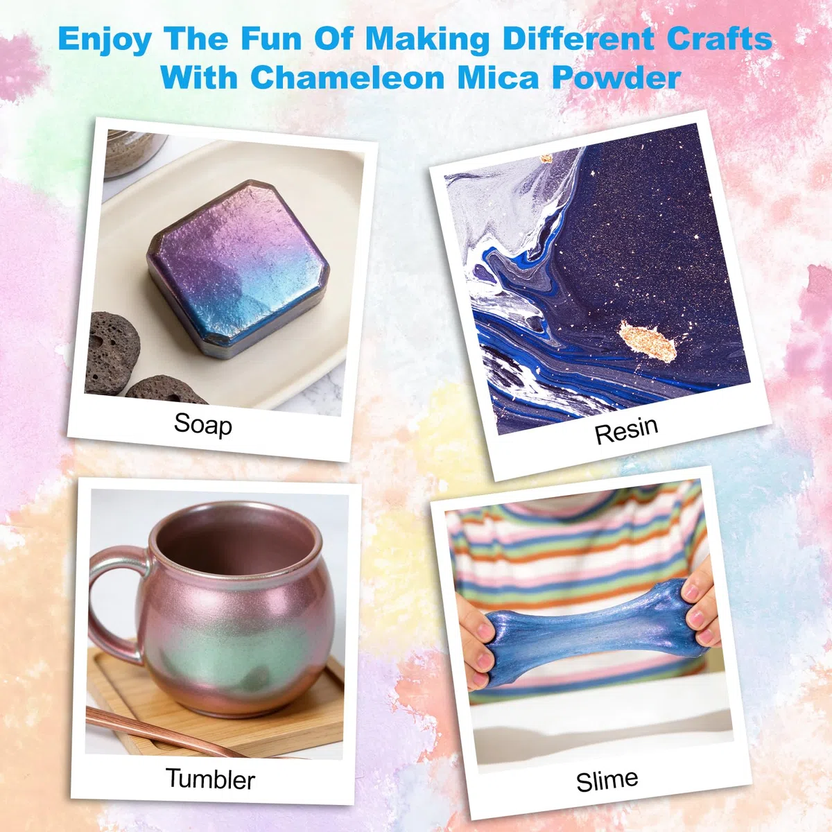 Polvo de Mica Camaleón, 12 Colores x 5g Pigmentos Para Resina Epoxi, Tintes en Polvo de Perla Para Epoxy Resin, Jabón, Velas, Hacer Joyas, Bombas de Baño, Arte Uñas, Limo, Conjunto A