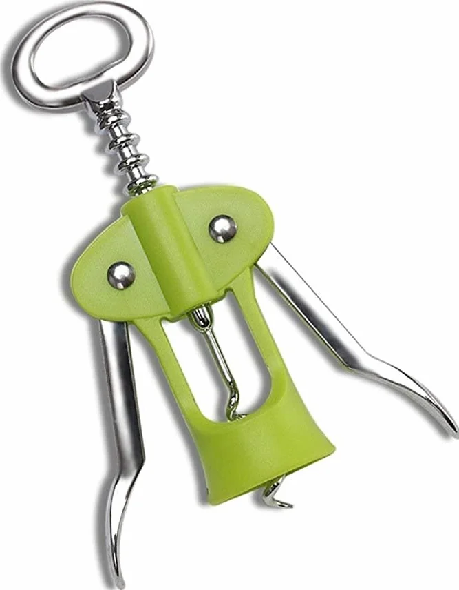 abridor de vino eléctrico， Abridor de botellas verde, aleación de Zinc, encantador camarero, Metal, cerveza, vino, sacacorchos, mango de botella, abridor, sacacorchos, herramienta de cocina