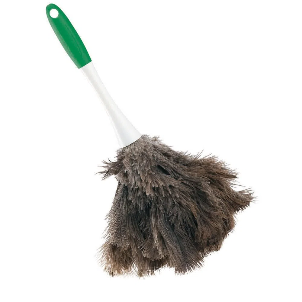 Libman comercial 239 mano plumero, polipropileno y sanoprene mango, 13 "Longitud total, Verde y blanco mango (Pack de 6)