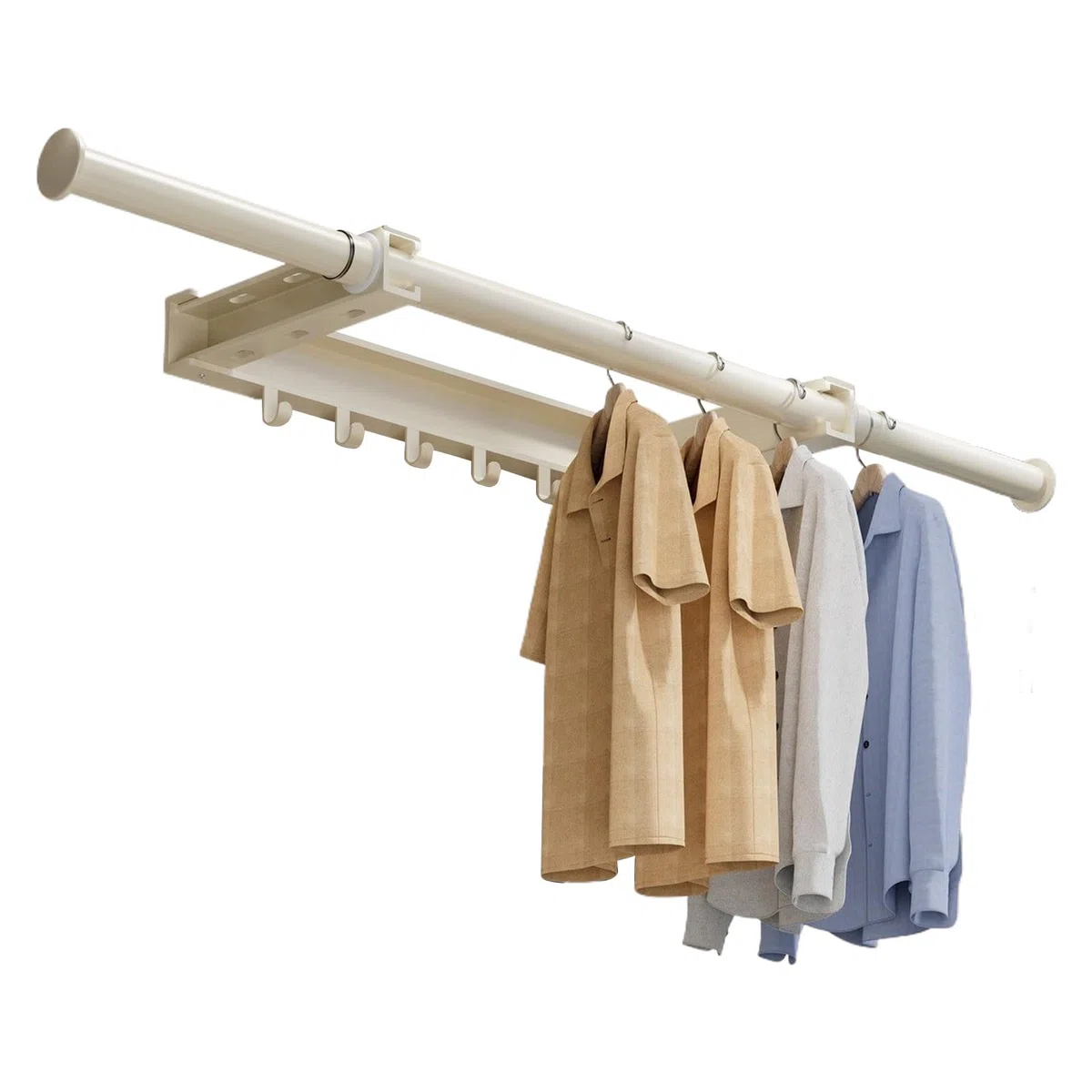 Estante de secado de ropa | Estante de secado de ropa plegable | Percha de soporte resistente para interiores, habitación, puerta, toalla, ropa, pared, balcón al aire libre