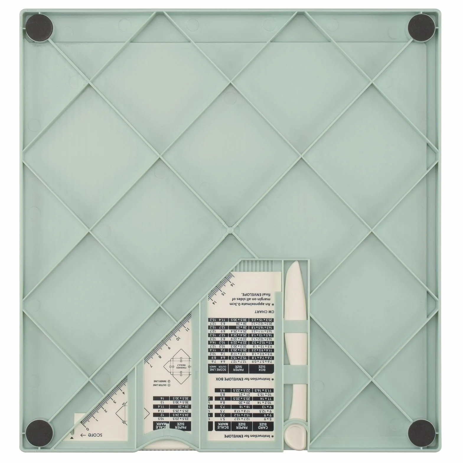 Vaessen Creative Score Easy Tablero de Ranurado Grande y Polivalente Cm Menta