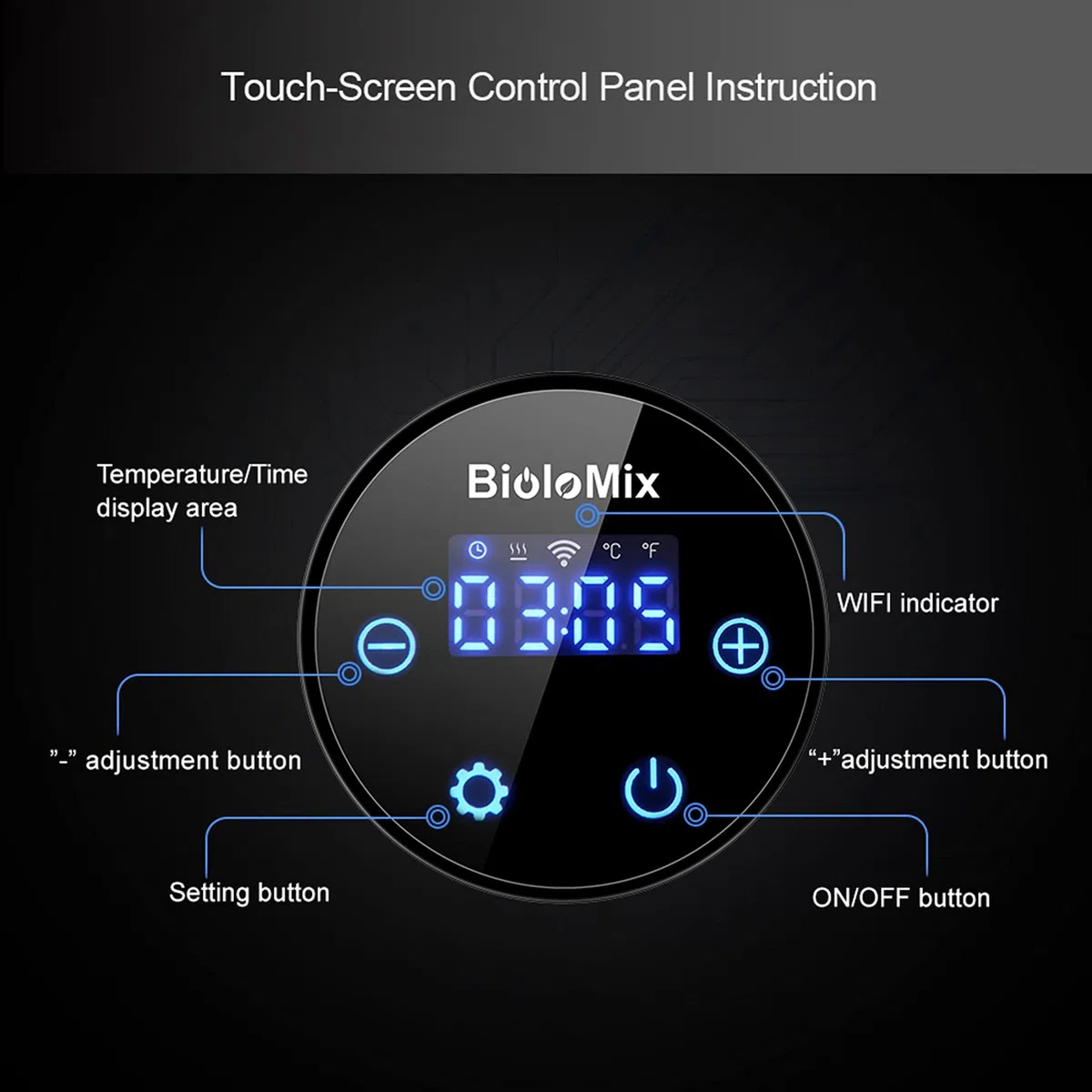 IPX7 Resistente al agua Sous Vide WiFi Precision Cooker Precision Cooker Inmersion Circulator con control preciso de temperatura y tiempo para una alimentación saludable