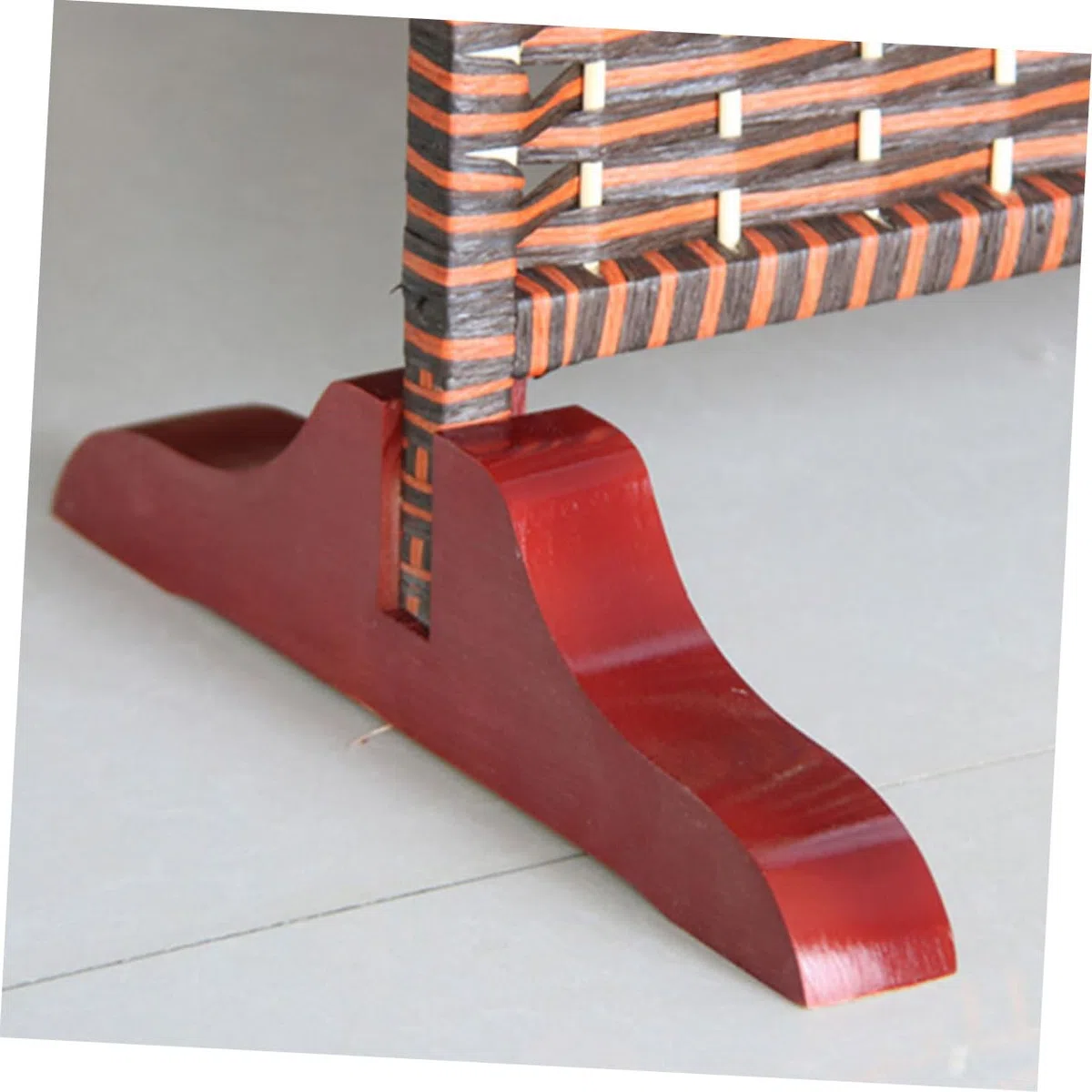 CHILDWEET Soporte Divisor De Móvil 2 Piezas Base Divisoria De De Madera 11.41X3.14X1.57In Pies De Pantalla Resistentes Al Desgaste para Hogar Oficina Vestidor