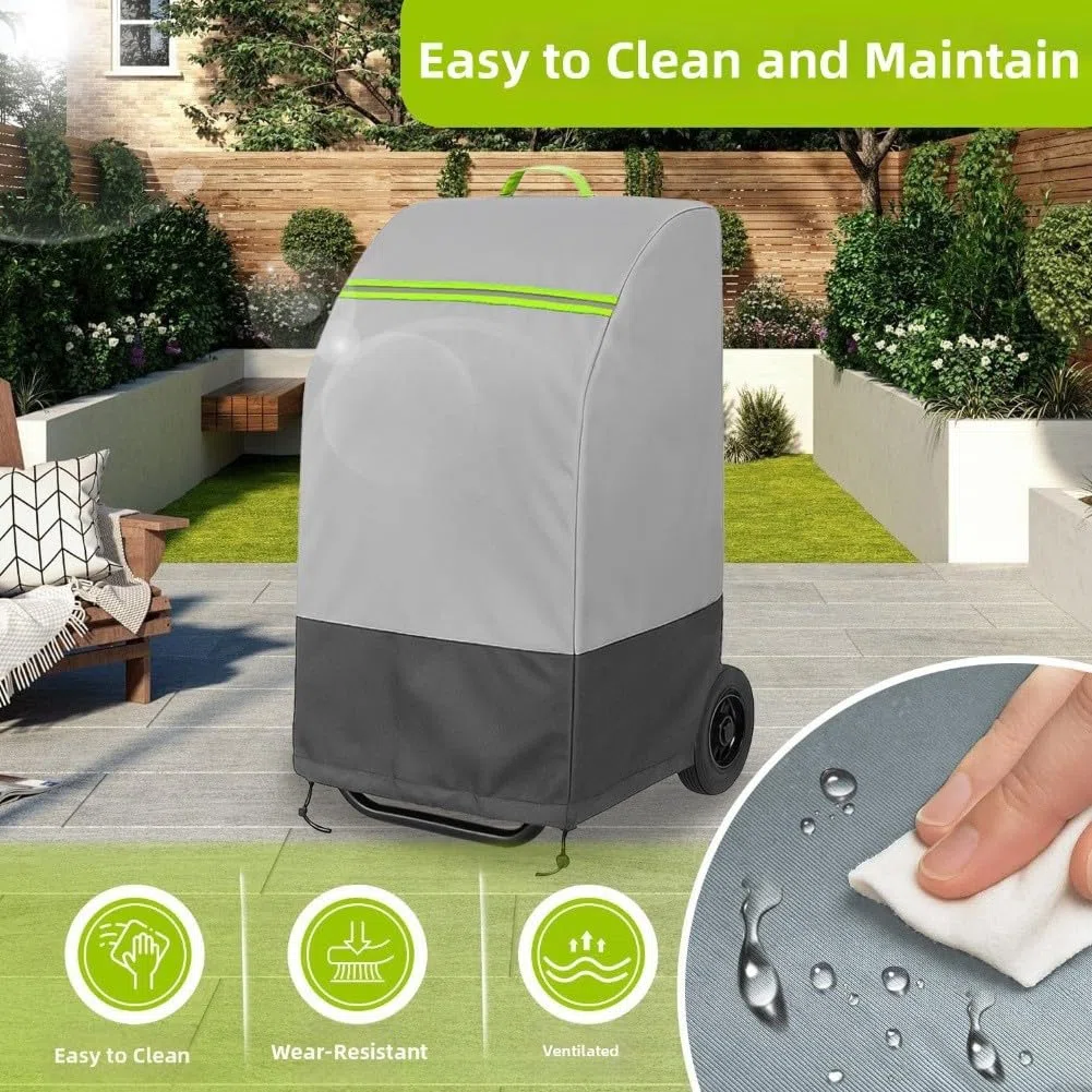 Cubierta antipolvo impermeable para máquinas Robinair A/C, tiras reflectantes de tela Oxford 420D, resistente al viento, para modelos 34288NI 34788NI