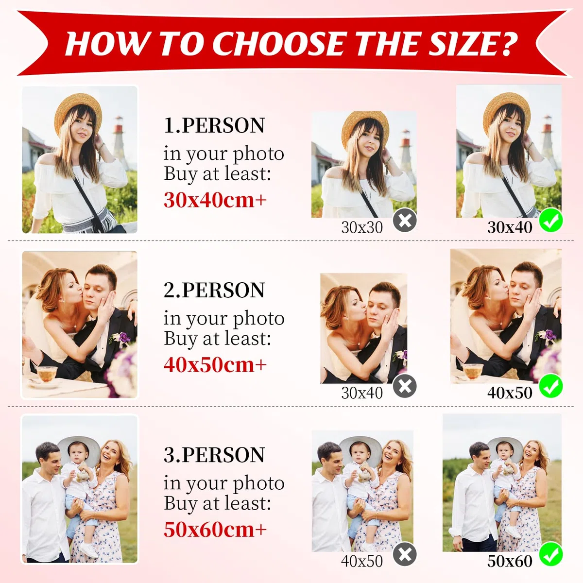 Rainsar Diamond Painting Personalizado con Foto, Pintura de Diamantes Personalizada 5D Kit Completo DIY para adultos, Diamante Cuadrado/Redondo, Regalos San Valentín Decoración Hogar, 40x50cm