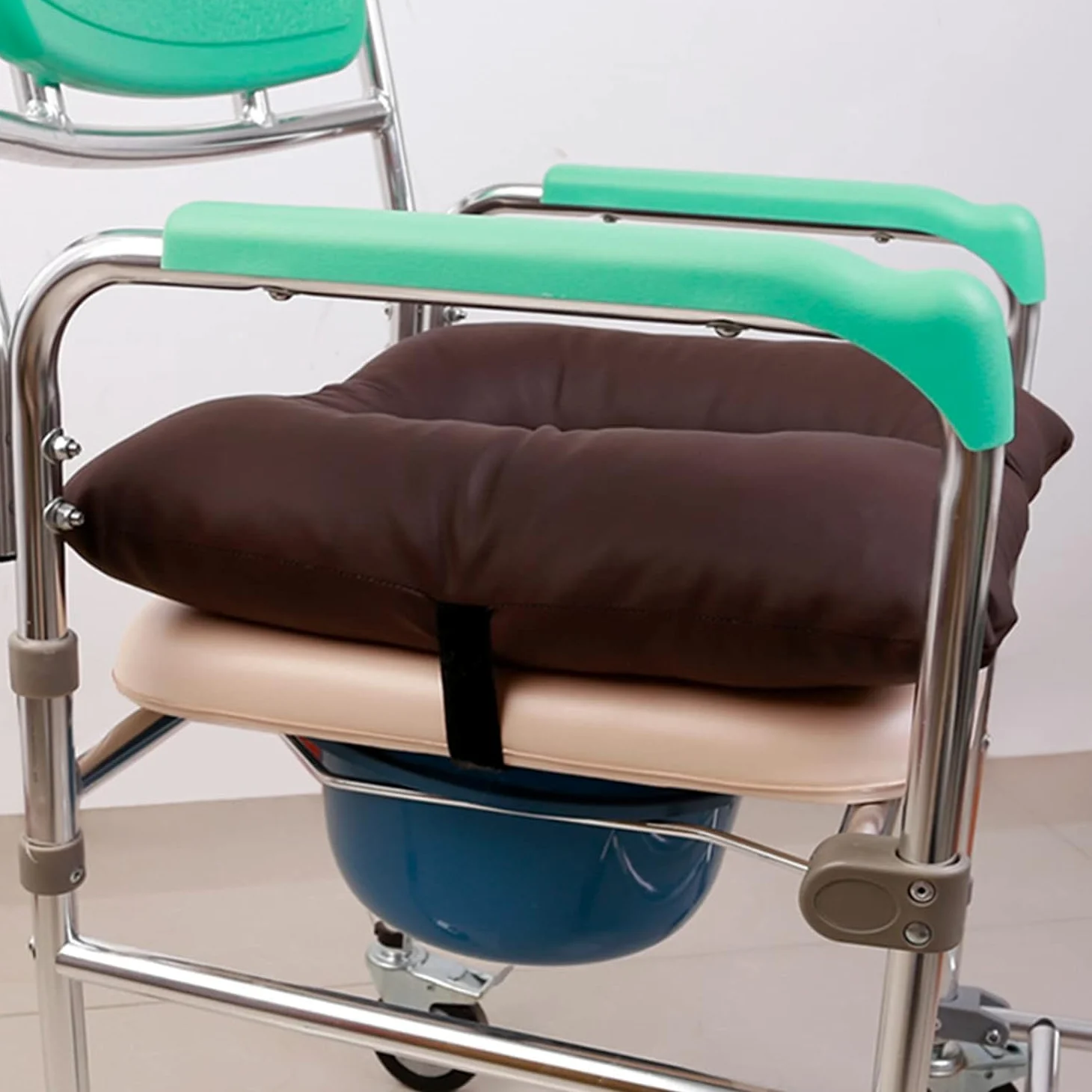 Almohada de dona antiescaras para silla de ruedas y oficina en casa, cojín de alivio del dolor para hemorroides, cómoda almohadilla de asiento para inodoro y silla