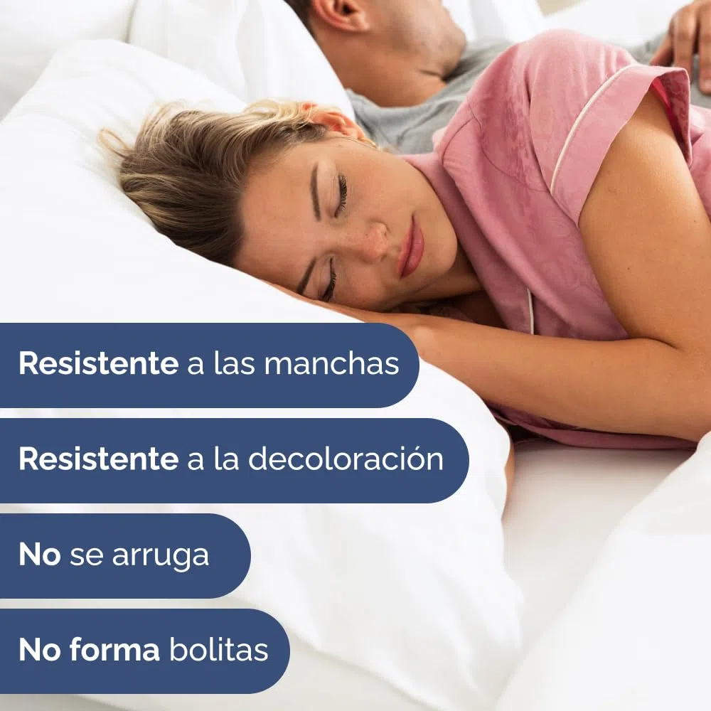 Juego de Sabanas 4 Piezas Cama 180x200 - Sábana Bajera, Sábana Encimera y 2 Fundas Almohada 50x80 - Microfibra Suave Transpirable Antiarrugas - Ropa de Cama Colchón hasta 35cm - Oeko-Tex - Blanco