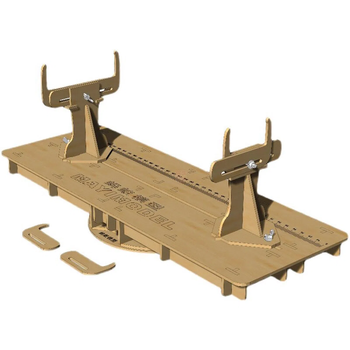 Base para Maquetas de Barcos con Bordes Redondeados, Soporte de Fabricación Experta para Maquetas de Barcos de Madera.