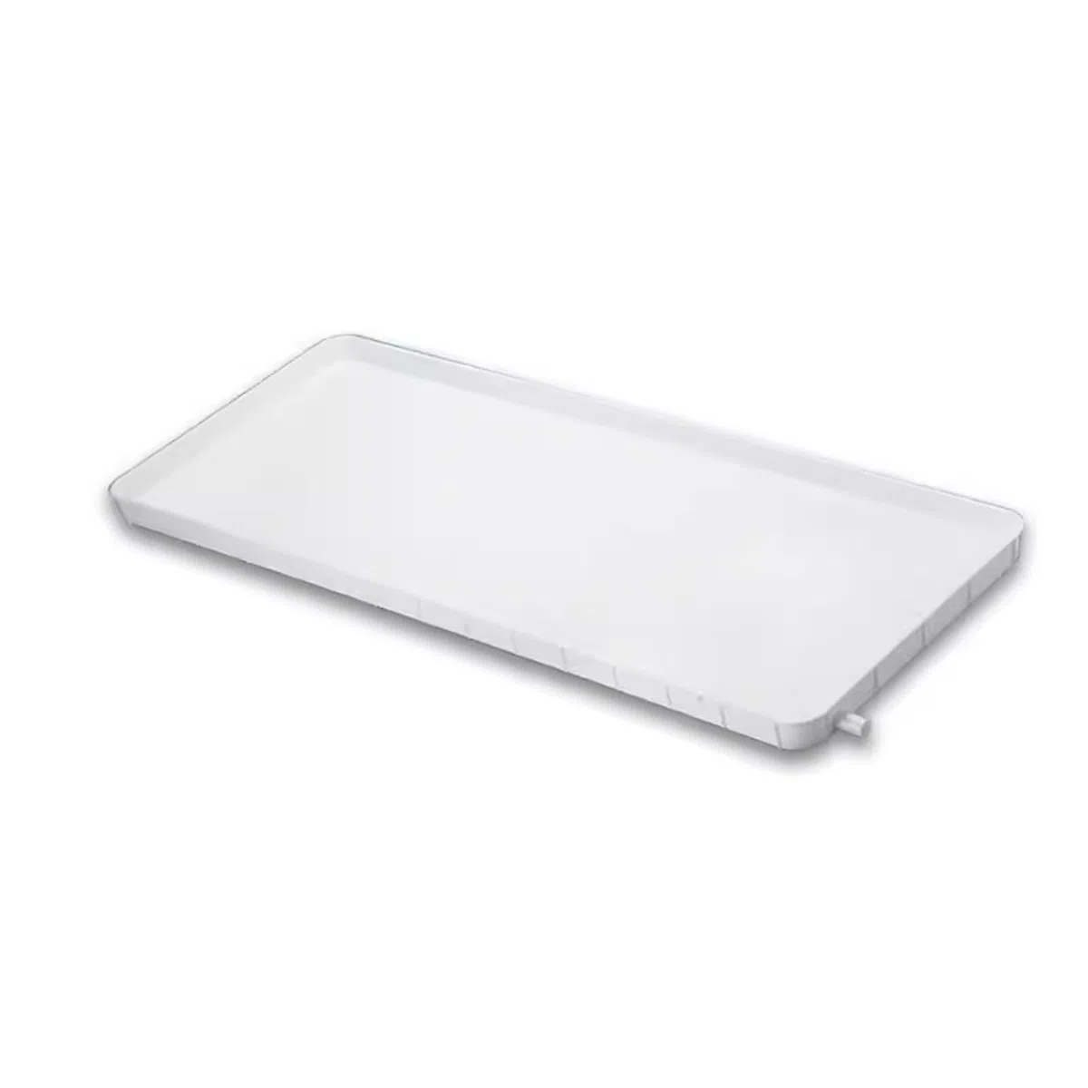 Bandeja de drenaje con tubo para aire acondicionado central, aire acondicionado de ventana, unidad portátil, bandeja universal de plástico moldeado para captación de agua