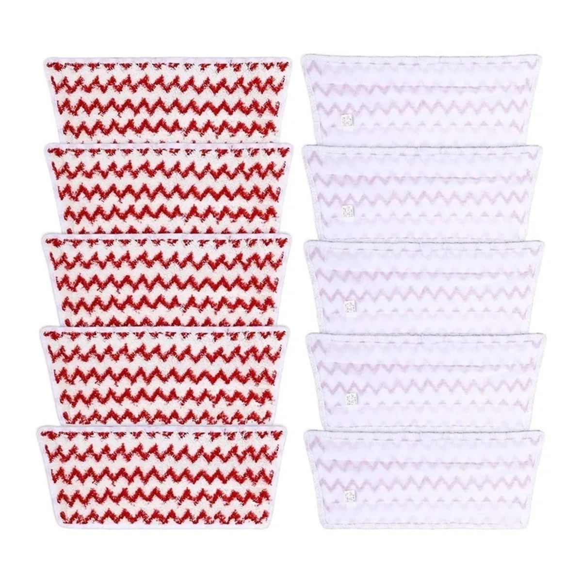 Almohadillas de Tela for mopa Reutilizables, 10 Uds., compatibles con Vileda XXL, Piezas de Repuesto for mopa a Vapor, Accesorios