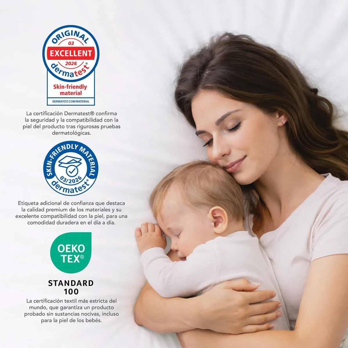 Ôhm Sábana Bajera Ajustable 150x200 Azul – Jersey 100% Algodón Elástico – Suave, Transpirable y Antiarrugas – Altura 28 cm para Colchones Altos – Oeko-Tex