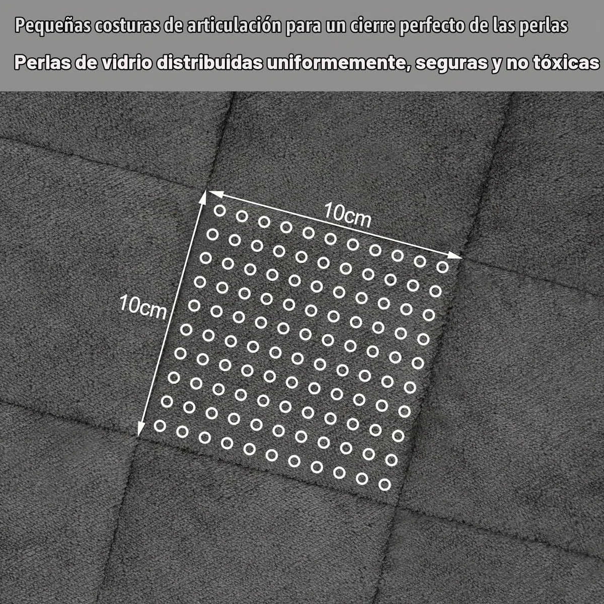 WOLTU Manta Pesada para Adultos 11kg, 150x200 cm, Gris | Manta con Peso de, Suave de Franela