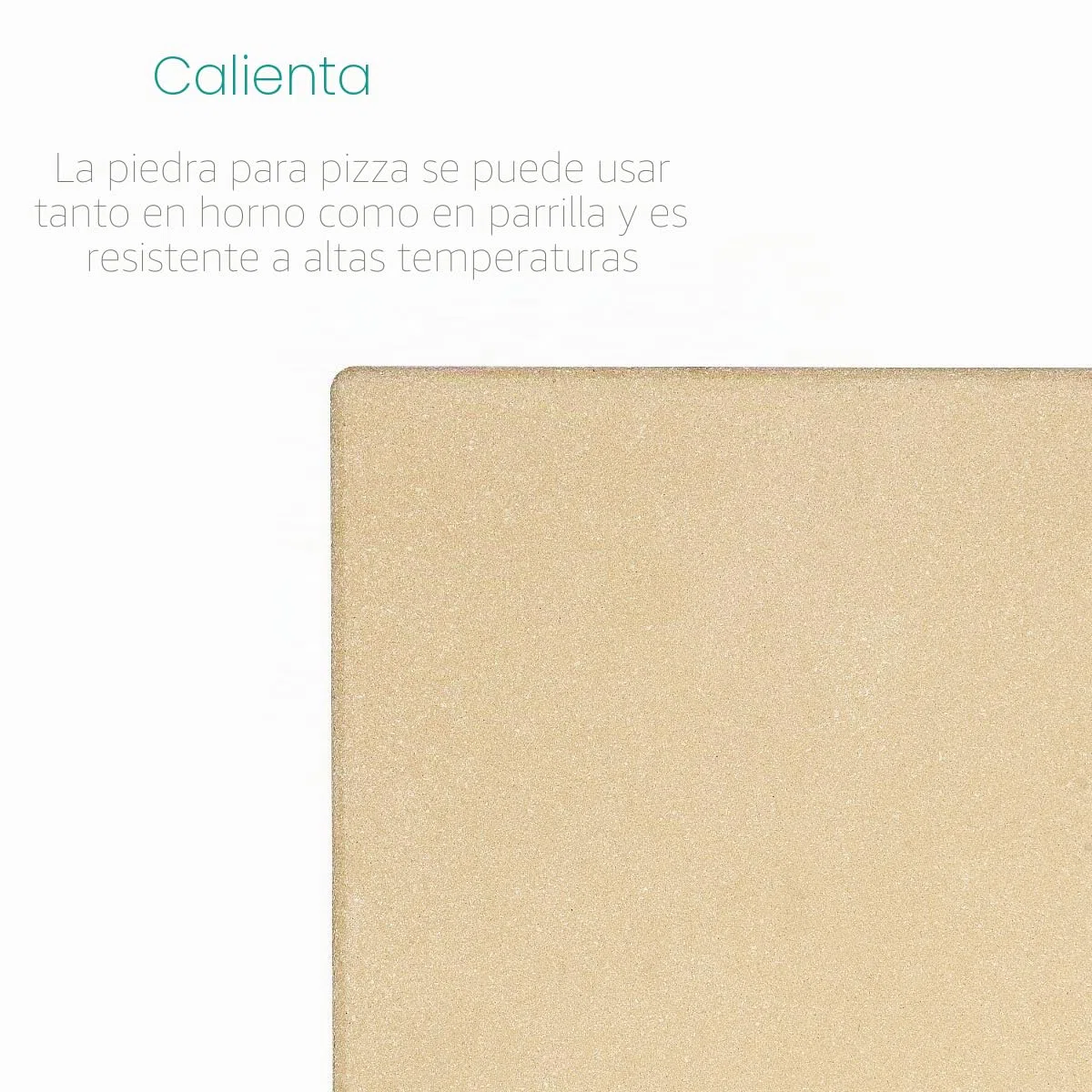 Navaris Set de piedra y pala para pizza - Piedra para horno de cordierita y pala de bambú - Bandeja para parrilla barbacoa y grill de 38 x 30 CM
