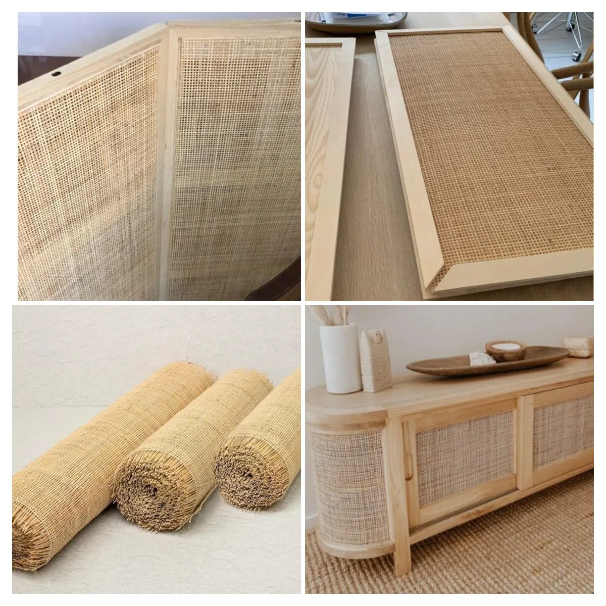 Ratan Rollo Mimbre, 50 x 150 cm Natural Mimbre Rollo, Ratan, Rejilla Mimbre, Mimbre, Silla Ratan, Rattan, Estera de ratán, Ratán Natural para muebles, Tela para Silla, Armario, Decoración del hogar