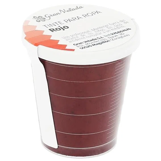 Tinte para Ropa Rojo en Polvo: Personaliza Prendas Algodón 100%. Concentrado, Cunde Mucho. 10g por 2kg Para Lavadora 70|80ºC Guantes Más detalles