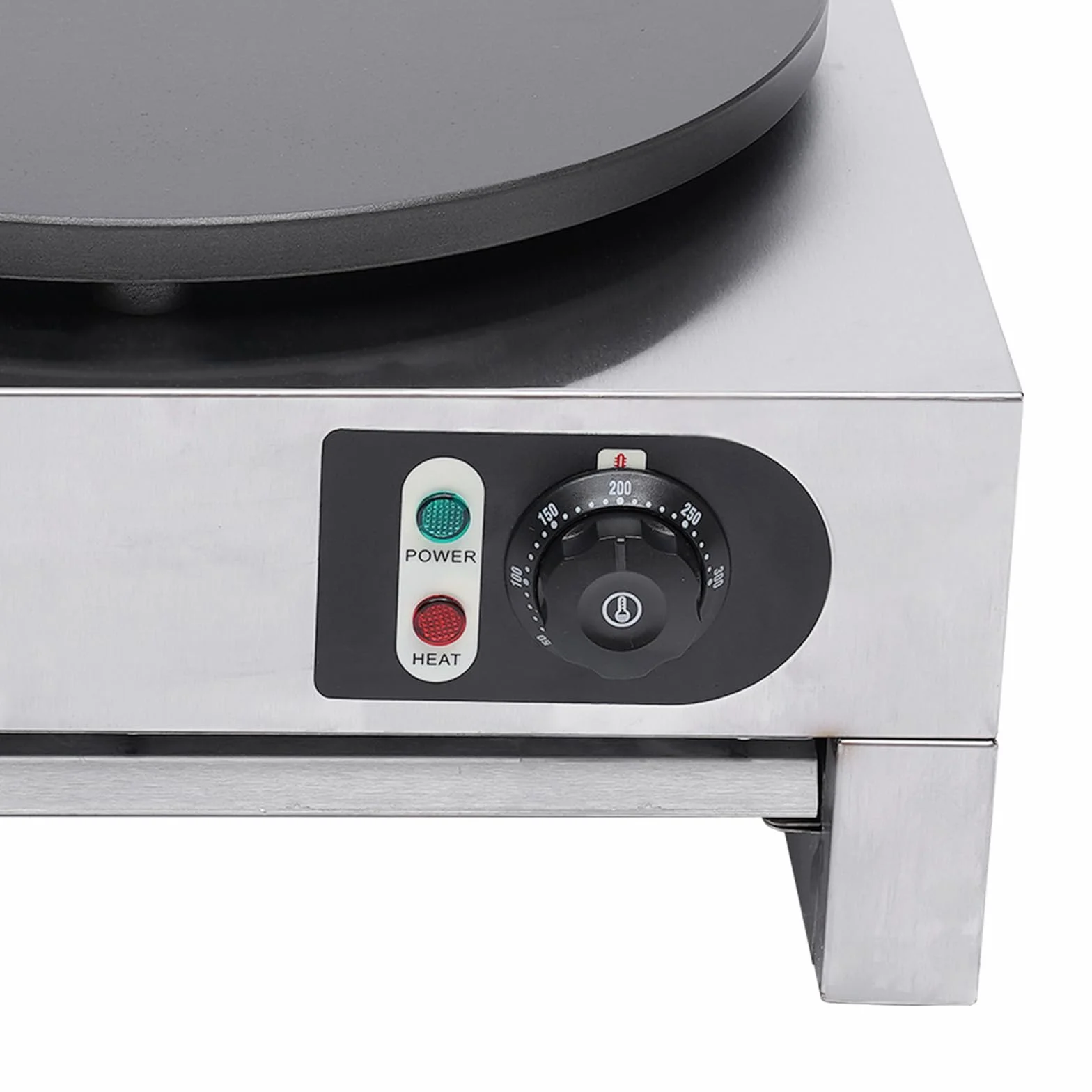 Crepes - Crepes (3000 W, con distribuidor de masa, revestimiento antiadherente, diámetro de 400 mm, para crepes y tortitas