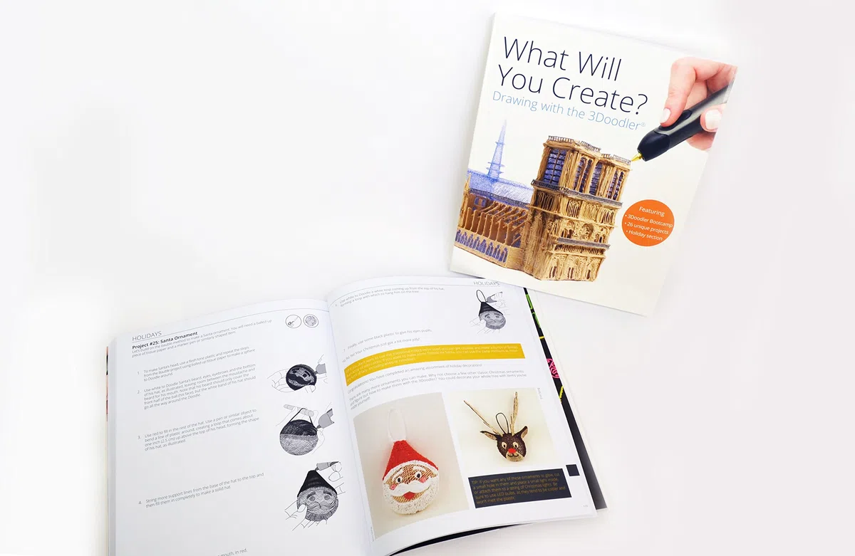 3Doodler Libro de proyectos "What Will You Create?"