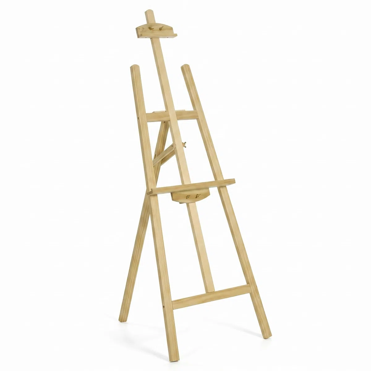 Caballete pintura - Altura regulable hasta 175 cm - Trípode estable con refuerzo metálico - Caballete madera - Plegable y fácil de transportar - Ideal para niños y adultos