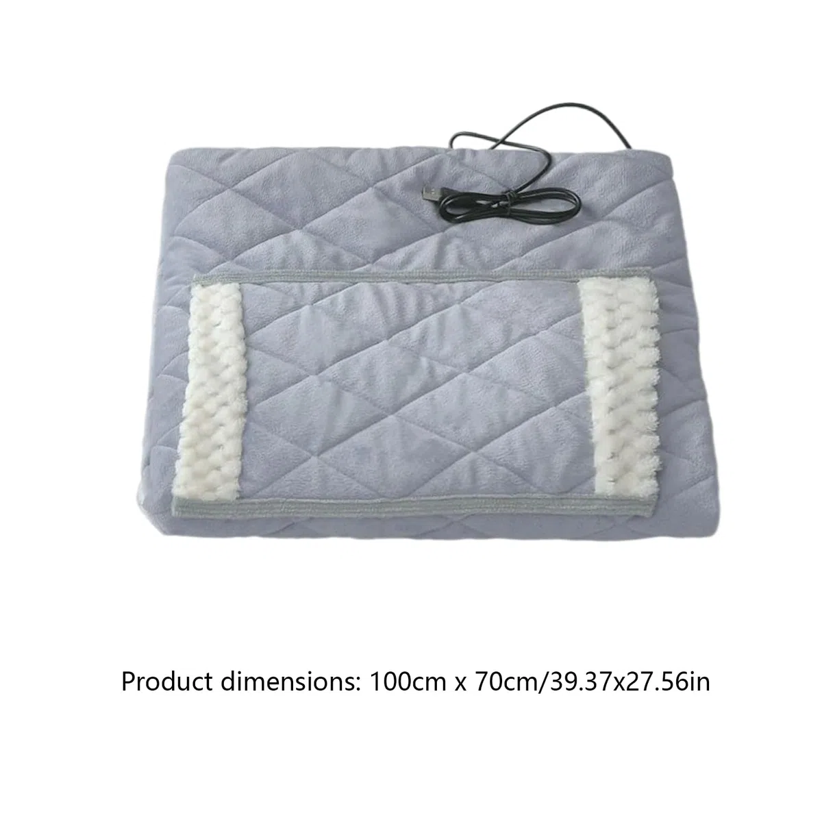 Manta Eléctrica Calefactable - Funda Desmontable Acogedora y Suave 68 x 99 cm,Manta De Calefacción con Apagado Automático - para Lugar de Trabajo Hogar Interior Cama Invierno Sueño Viaje Sofá