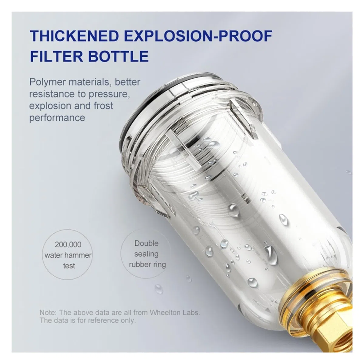Prefiltro de sedimentos con rotación automática, retrolavado 40 μm Raspado doble cara 6000 L for toda la casa 1/2" y 3/4" 1" para toda la Casa(DN15 (0.5 Inches))