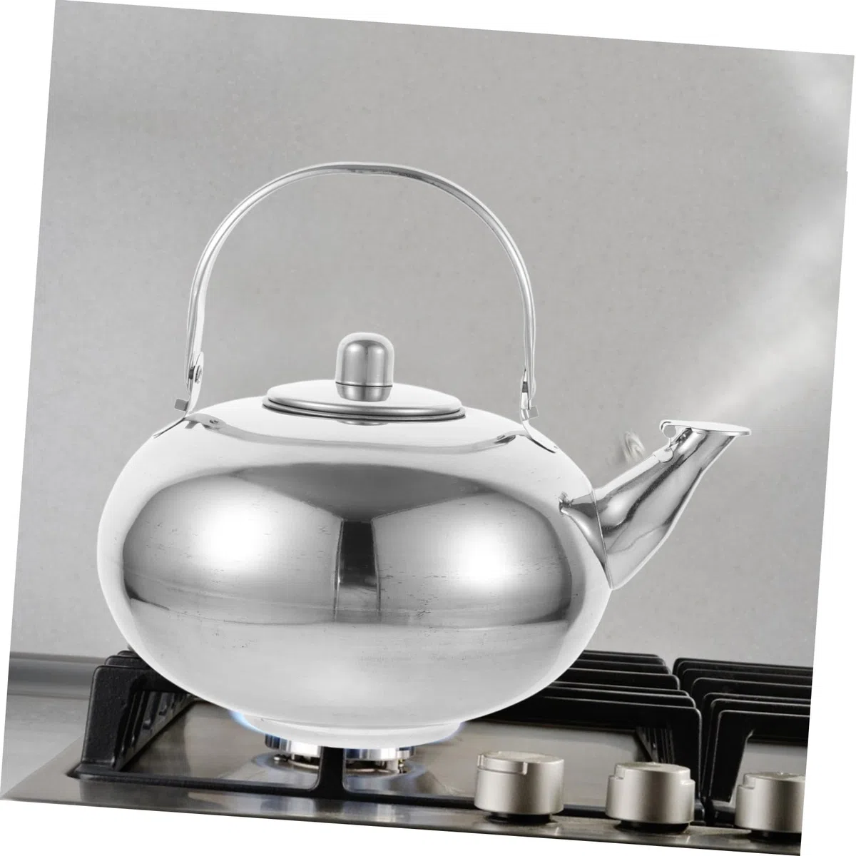 Alipis Tetera con Infusor de Acero Inoxidable 2.5l para Estufa con Filtro Integrado, Mango Ergonómico y Diseño Resistente Adecuado para Preparar Té y Café en Cocina de Gas o Inducción