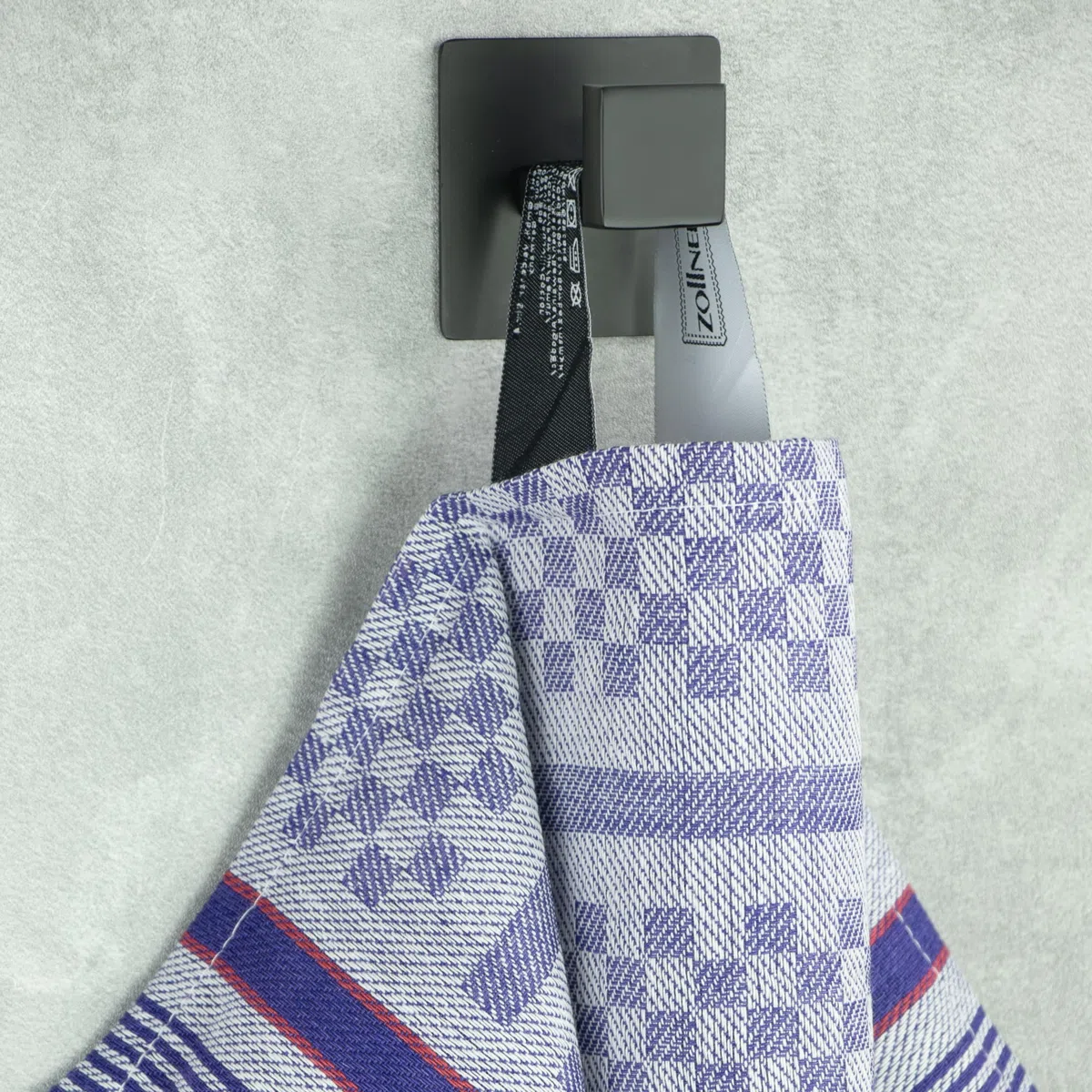 ZOLLNER 10 Trapos de Cocina Grandes, algodón, 50x100 cm, a Cuadros Azules