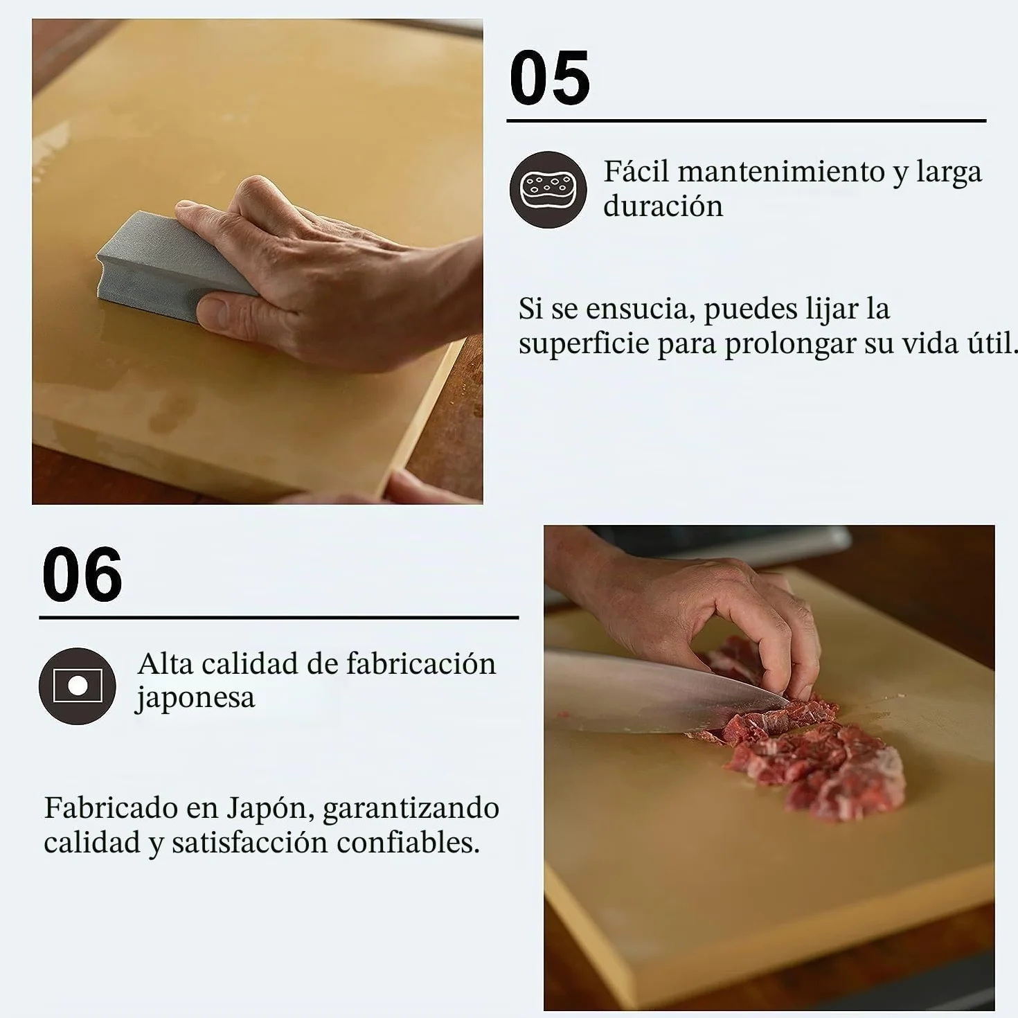 Synthetic rubber cutting board Asahi Cookin cut (LL) by Asahigomu