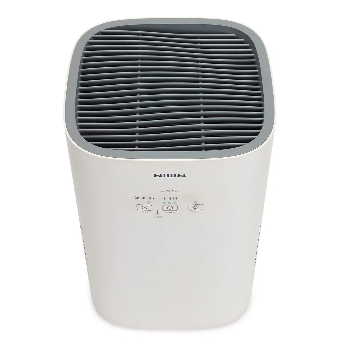 Aiwa PA-100: Purificador de Aire con Filtro H13 HEPA, Ionizador, Filtración 99,95%, Ultra Silencioso, Temporizador, 3 Velocidades de Ventilación, UV LED, 17 m², Control Táctil, Blanco