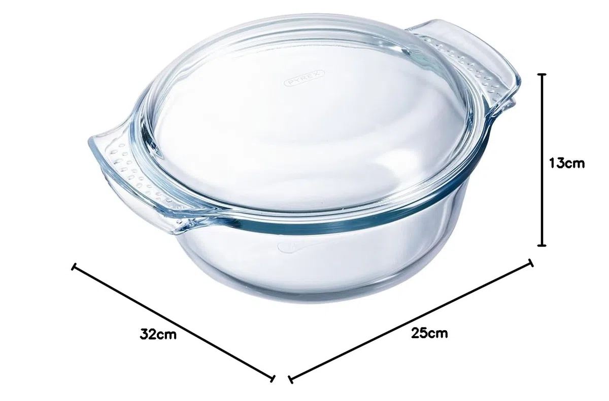 dajar 40682, Thermisil 5L Pyrex, cristal, transparente, 32 x 27 cm