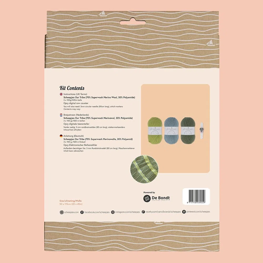 Scheepjes - Scheepjes Kit de Tejer Chal Fibonacci - 1 Juego