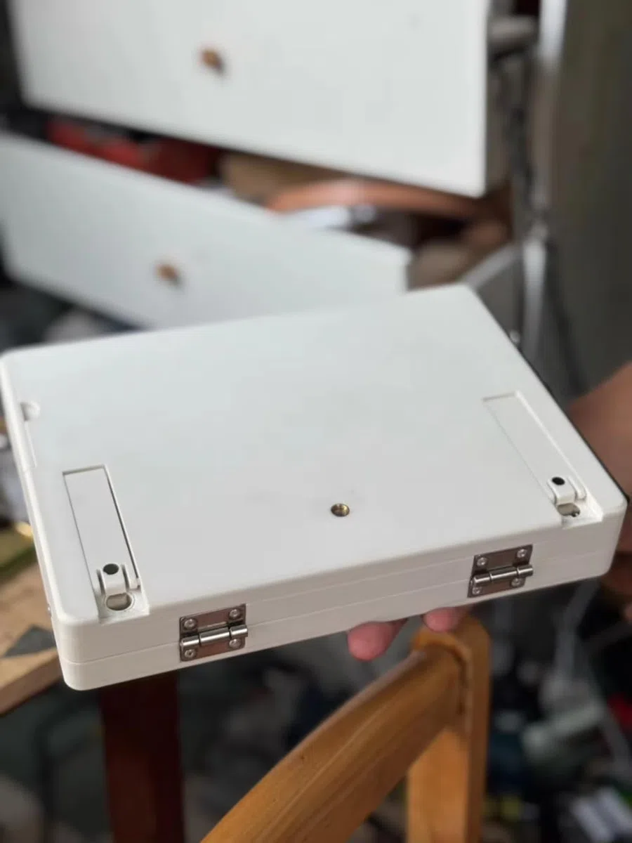 Caja de Bocetos para Pintura al Óleo, Caballete de Escritorio Plegable, con Recipiente para Óleo Incorporado, Abrazadera para Lienzos de hasta 50 CM
