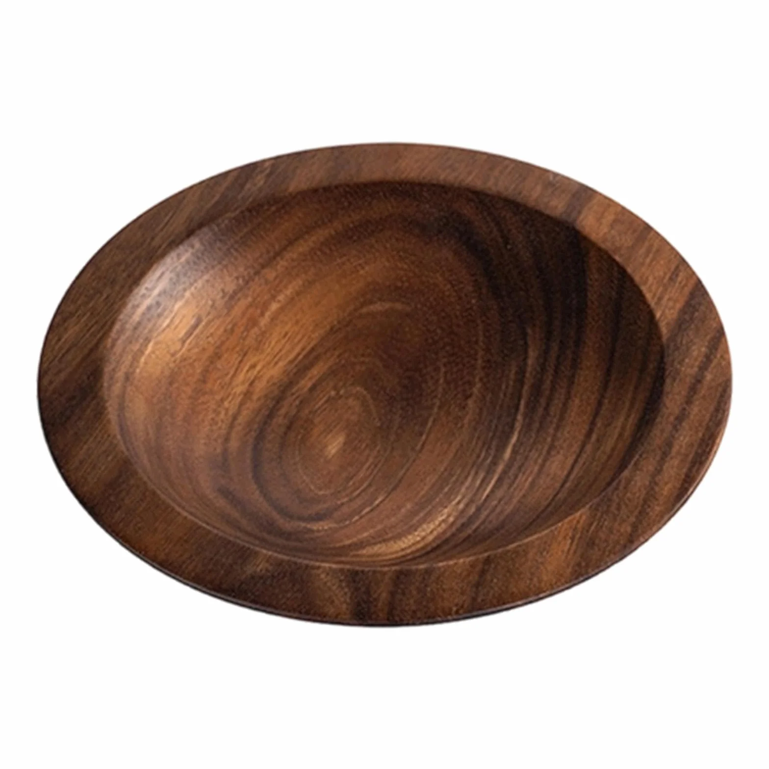 Ensaladera de Madera de, Fuente para Servir, Frutero Y Recipiente de Almacenamiento de Madera con Un Diseño Agradable Y Estético para El Salón, S