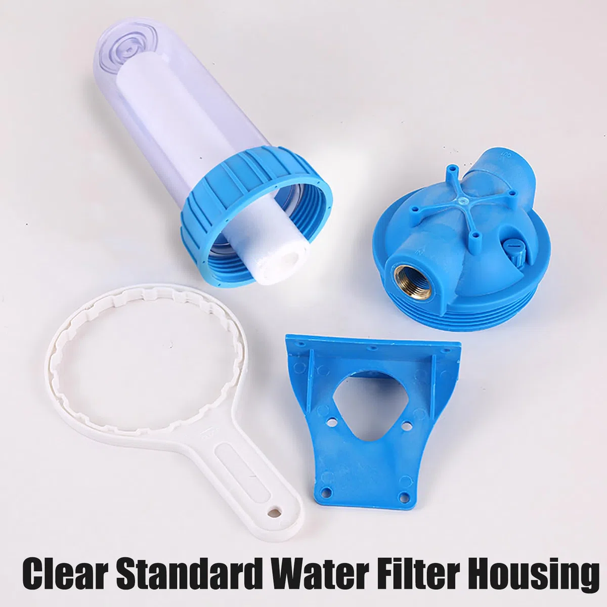 Filtro de Agua 10",Filtro Agua Portacartuchos,Filtro Antical,Filtro Cal,Filtro Agua Entrada General,Incluye Filtro, Porta Filtro,Fácil Instalación y Mantenimiento,Adecuado para Cocina, Baño, Inodoro