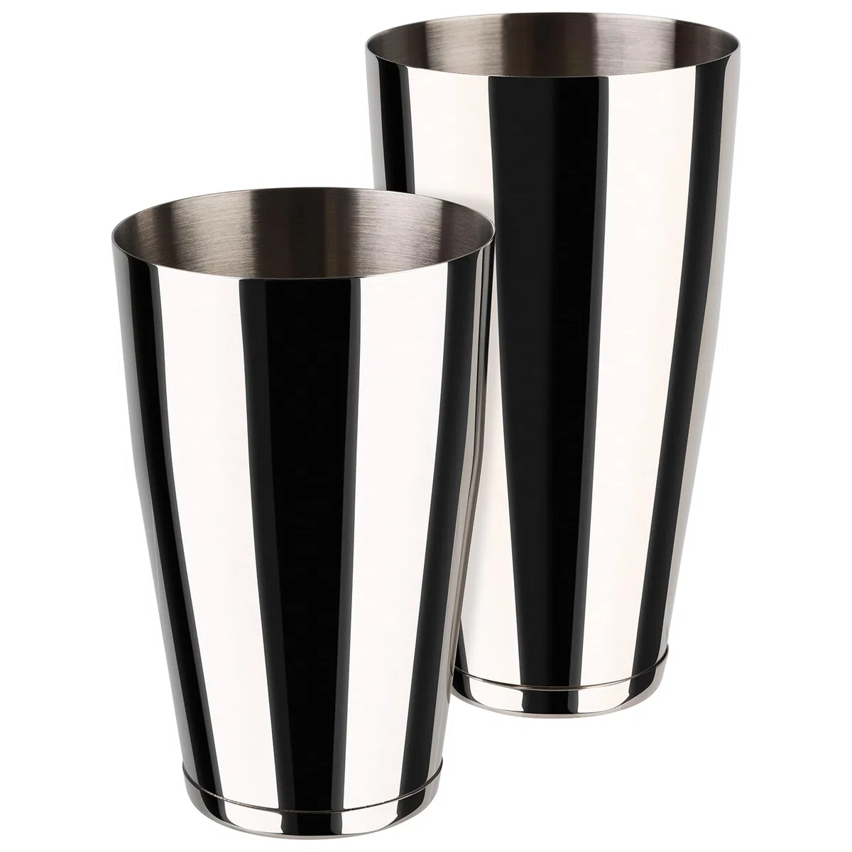 Buddy's Bar - Coctelera Boston Tin in Tin, 700 ml + 400 ml, Apta para Alimentos y Lavavajillas, Elegante Vaso de Acero Inoxidable Mate Con Caja de Regalo