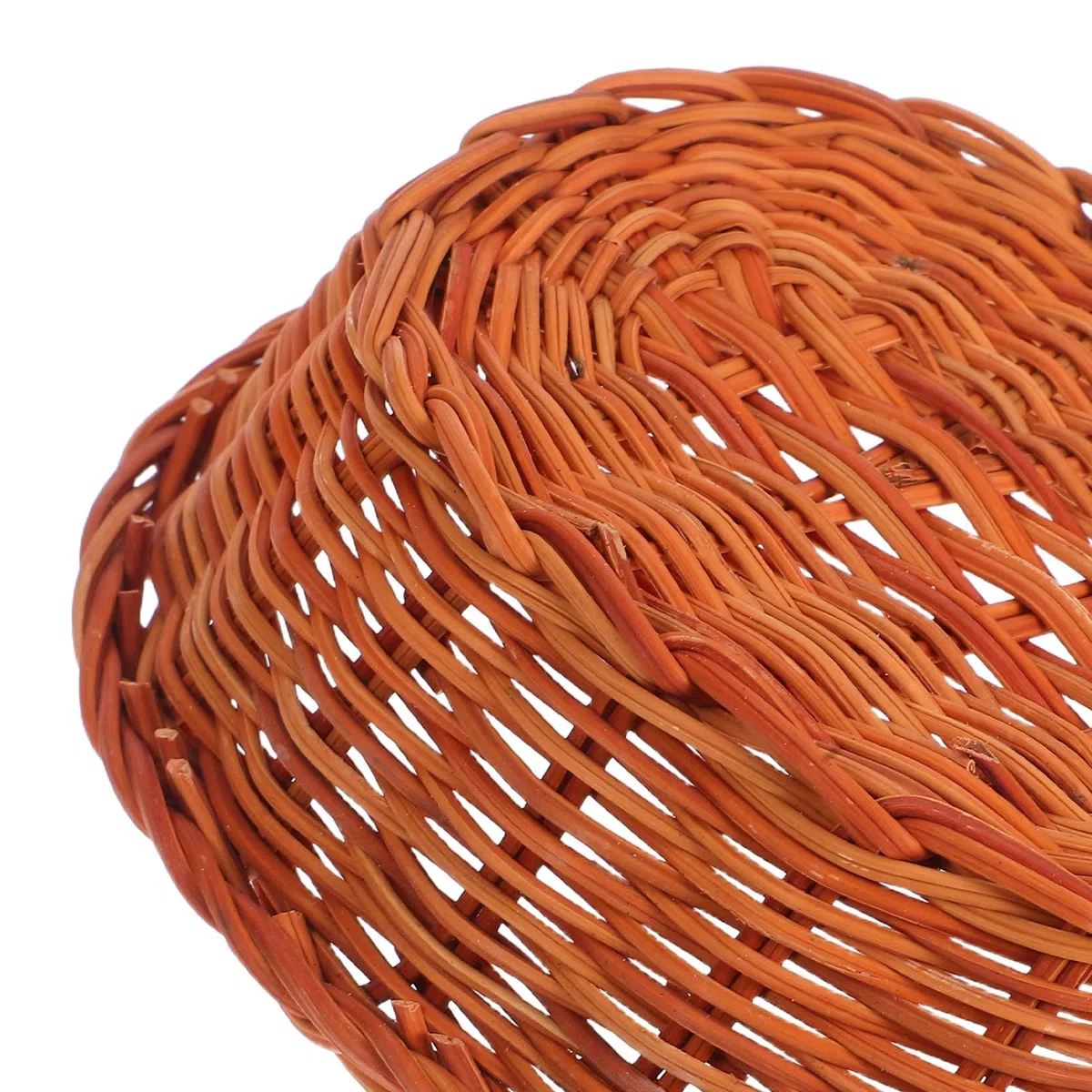 GANAZONO Cestas de Ratán Ovaladas para Pan y Galletas, 10 Piezas Apilables para Uso en Fiestas y Organización de Alimentos