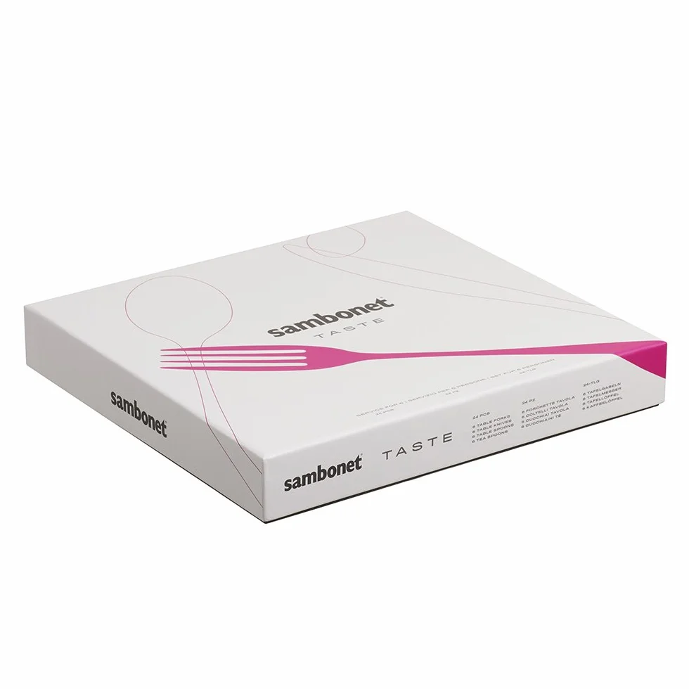 Sambonet 52553-81 Taste - Cubertería monobloque (24 Piezas)