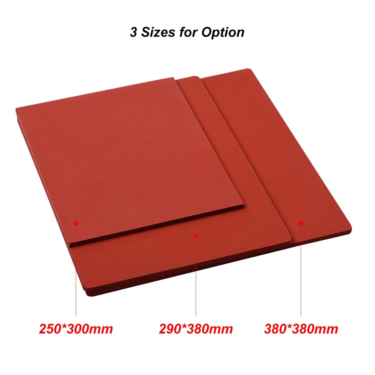 almohadilla de prensa de calor,Entweg 380 * 380 * 8 mm Alfombrilla de prensado de calor Almohadilla de silicona Placa resistente a altas temperaturas Compatible con Cricut Easy Press 2