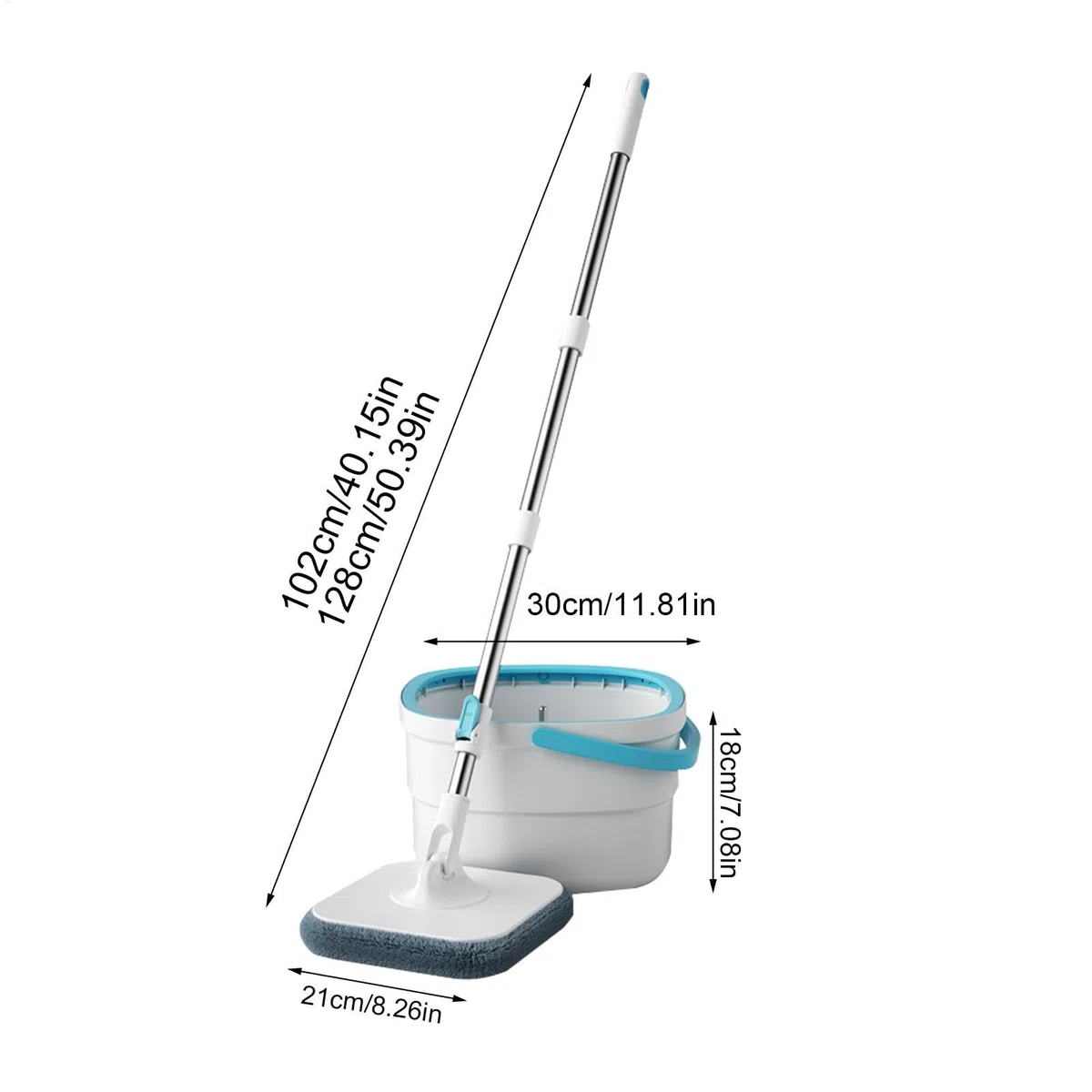 Fregona con Cubo Utensilios De Limpieza del Hogar para Suelos | Juego De Fregona Y Cubo Para Limpieza De Suelos Para Dormitorio, Comedor, Cocina, Baño, Estudio Y Para Suelos De Madera Dura