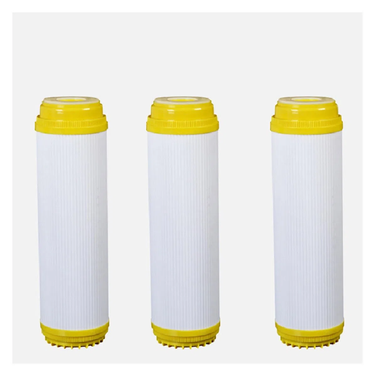 Cartucho de filtro de resina de 10 pulgadas, intercambio iónico de agua pura suavizada, elimina la descalcificación/sistema purificador de agua alcalina fuerte(3pcs)