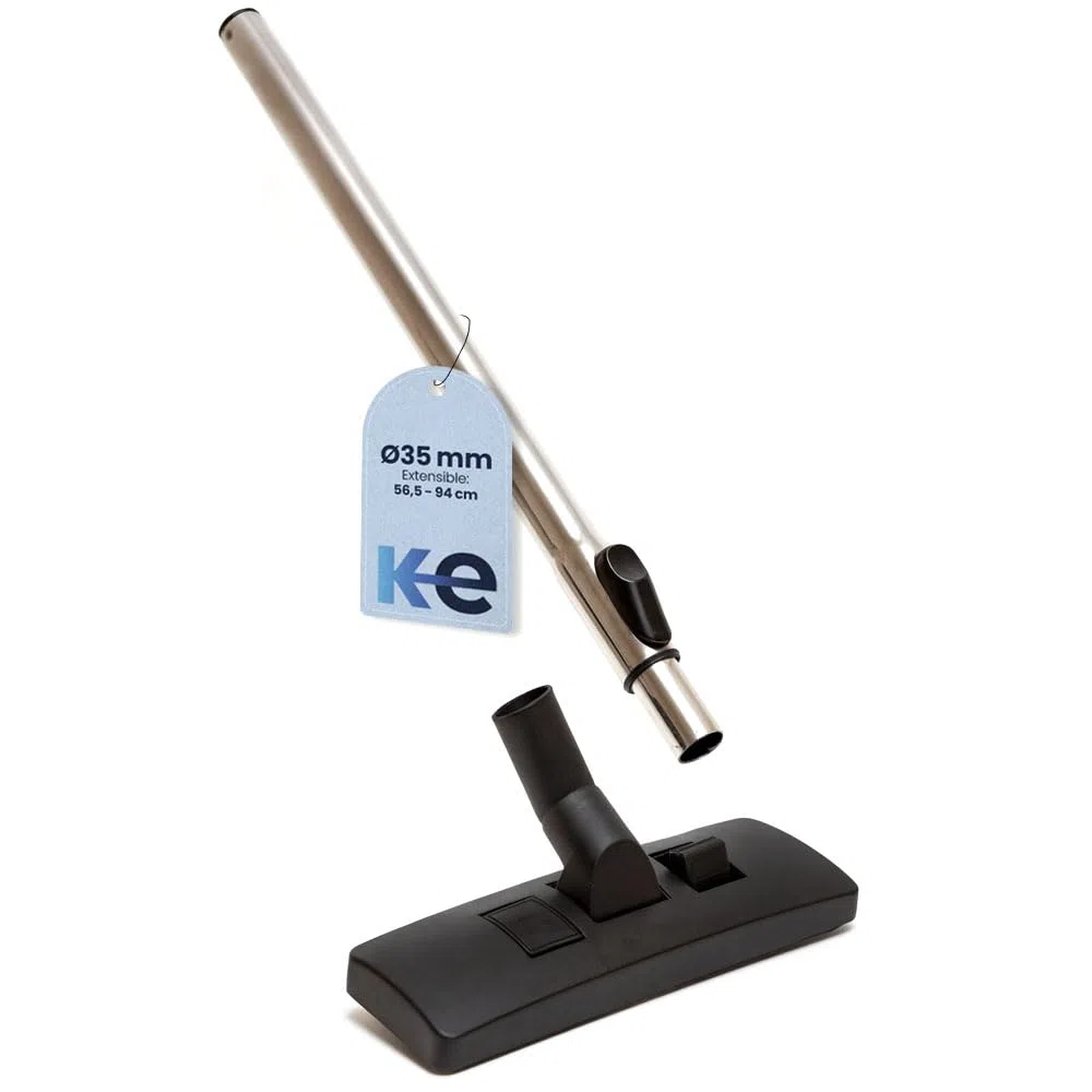 ANAKEL HOME Pack de Tubo Telescópico Aspiradora Ø35 mm Universal con Boquilla | Repuesto de Acero Inoxidable Ajustable 565–940 mm | Accesorios Compatibles Bosch, Rowenta, Philips, AEG, Siemens...