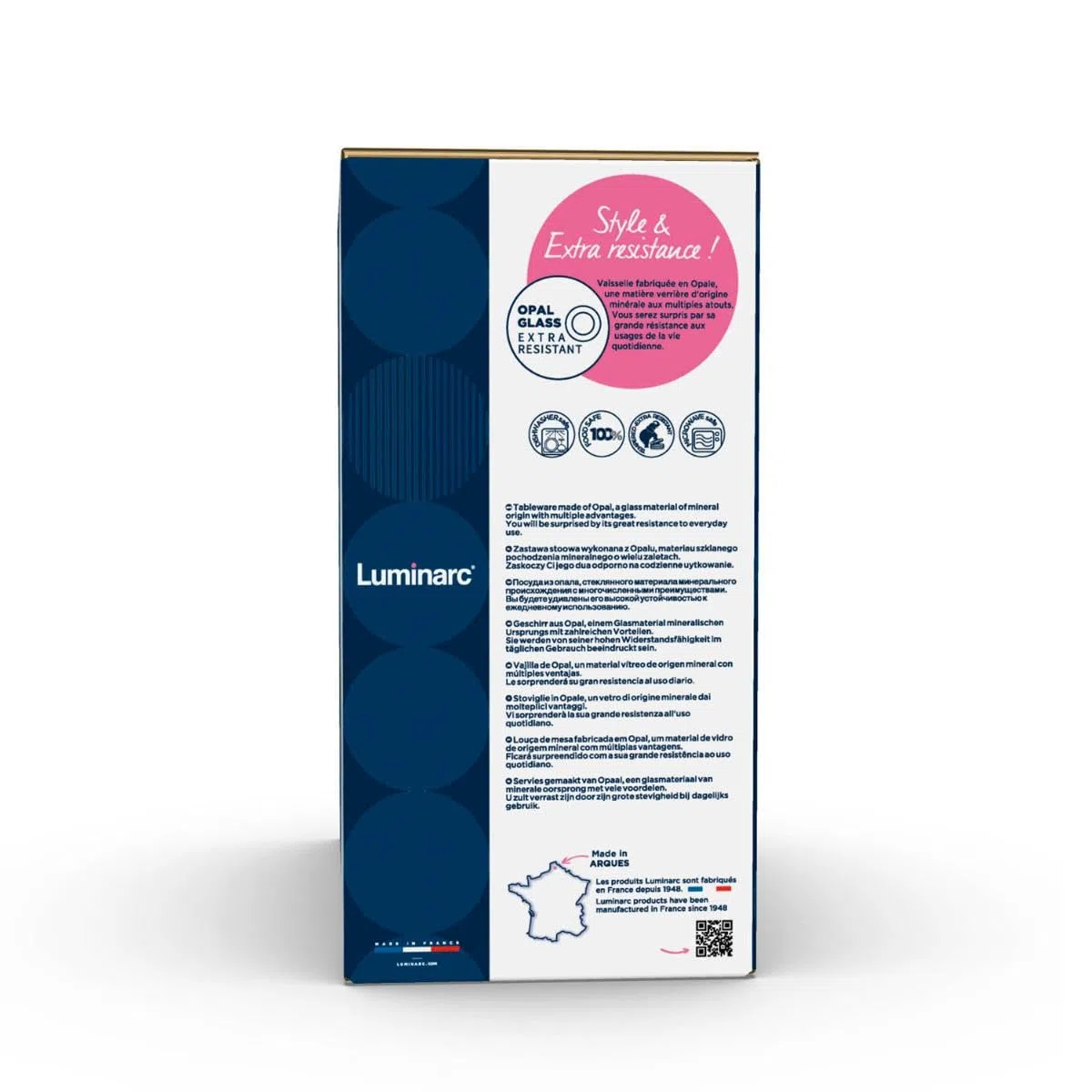 Luminarc Harena Vajilla Opal Apto Microondas Apto Frigorífico Reciclable