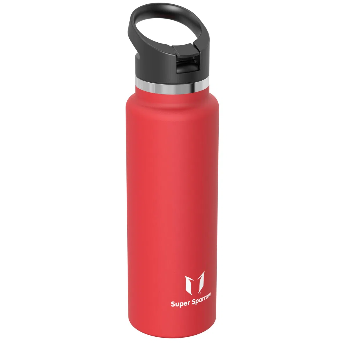 Super Sparrow Botella de Agua Acero Inoxidable - Botella Termica Boca Ancha con Paja 1.5L - Sin BPA, para Gimnasio, Deporte, Oficina, Yoga, Ciclismo