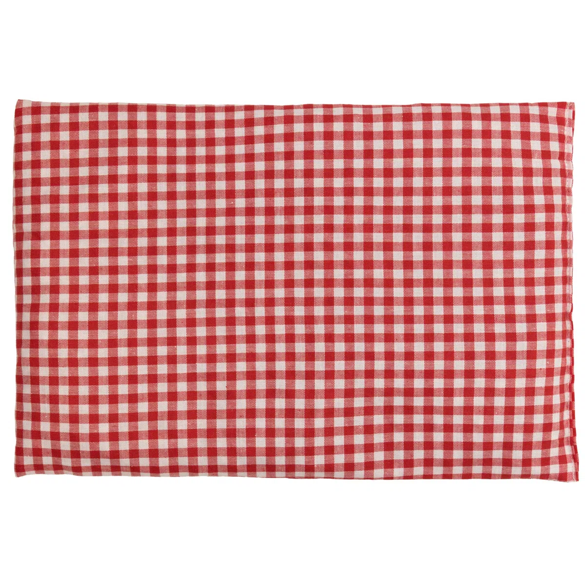 Almohada térmica de semillas 30x20cm rojo y blanco | Saco térmico | Cojín de calor y frio | Cojín con semillas de lino