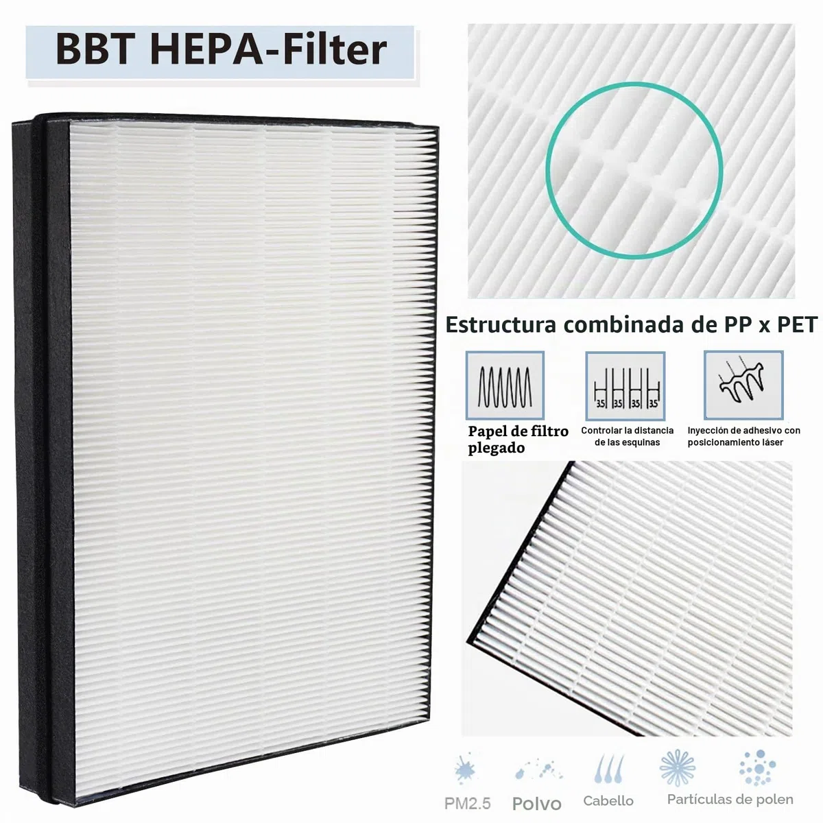 FY2420/30 FY2422/30 Filtros de repuesto para purificadores de aire Philips AC2889, AC2887, AC2882 y AC3829, serie 2000 y 3000 HEPA y filtros de carbón activado (Incluye 1 filtro HEPA y 1