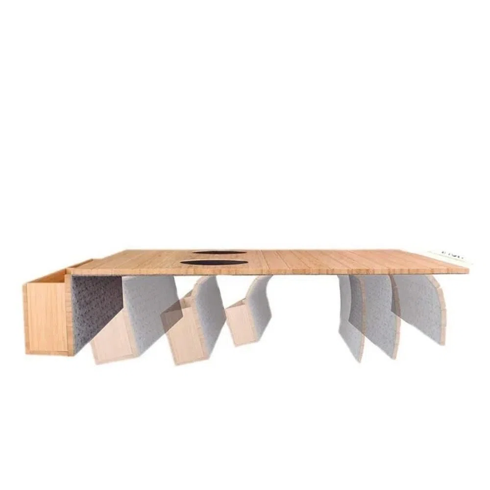 Bandeja Para Reposabrazos De Sofá, Mesa Plegable De Madera, Ecológica, Portavasos, Mesa Con Reposabrazos Para Bebidas Y Refrigerios.